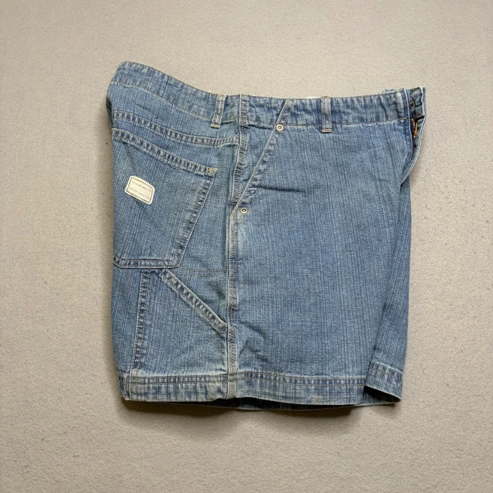 Gloria Vanderbilt Denim Shorts Womens 10 Carpenter Vintage Y2K NWT‎ High Rise